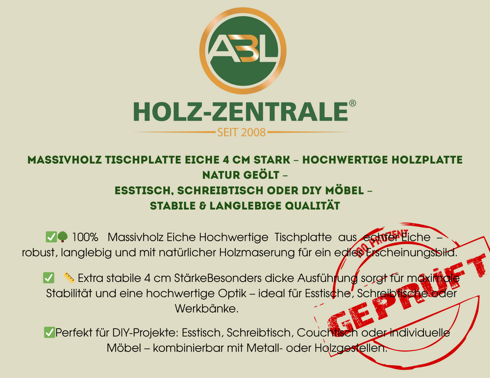 Massivholztisch Eiche  – Esszimmertisch mit 4 cm Tischplatte,  in 140-240 cm Länge,  mit Baumkante und gerade Kante &  X-Gestell aus Metall – moderner Esstisch Industrie-Design, handgefertigt, Kratzfest & natürlich geölt