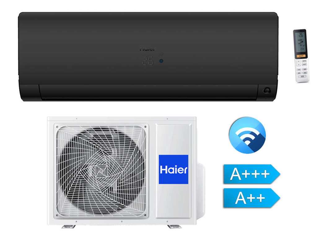 Haier Flexis Plus AS35 Black 3,5 kW 17 dB