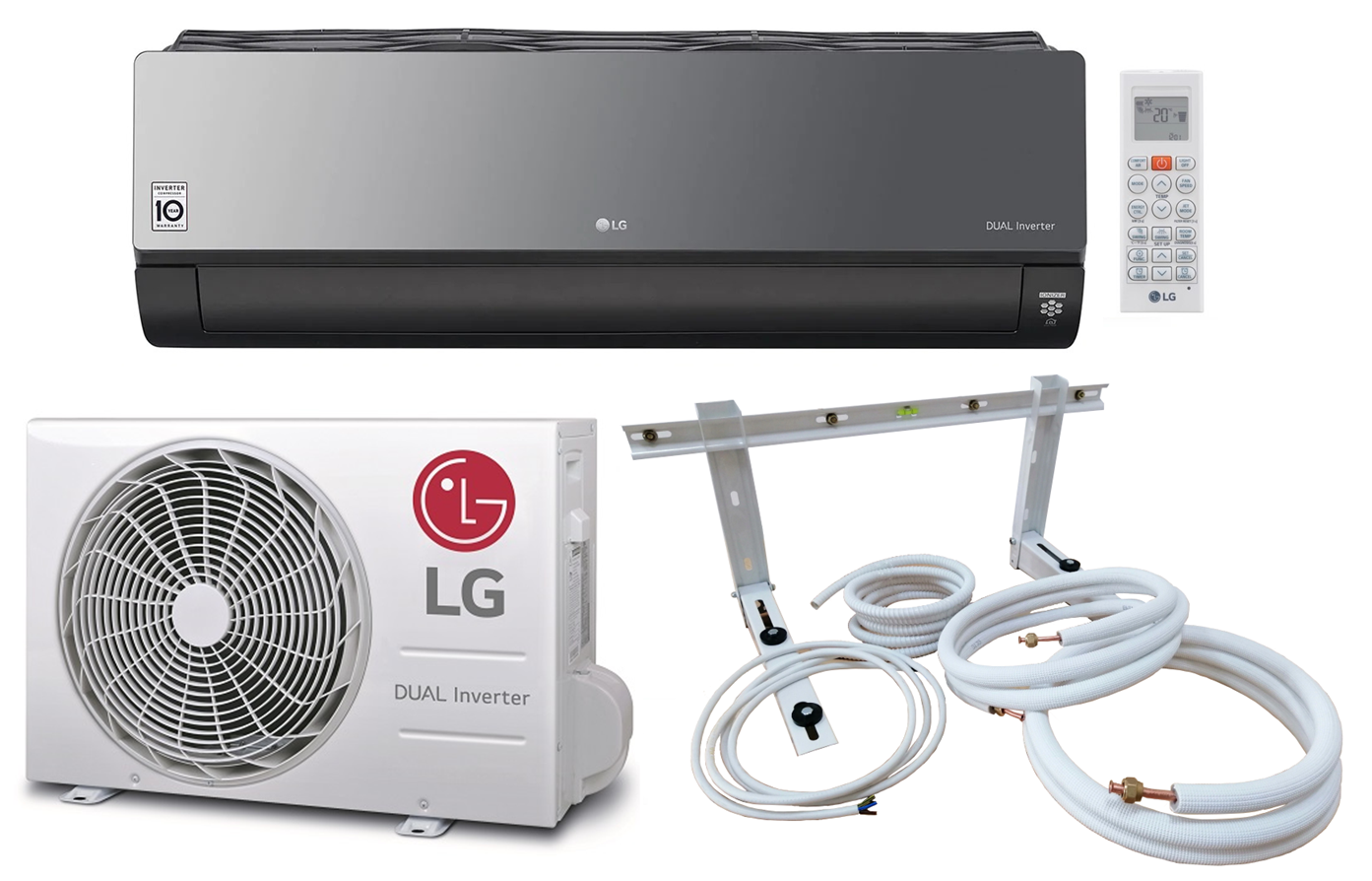 LG Artcool Mirror Split Klimaanlage 5 kW AC18BK