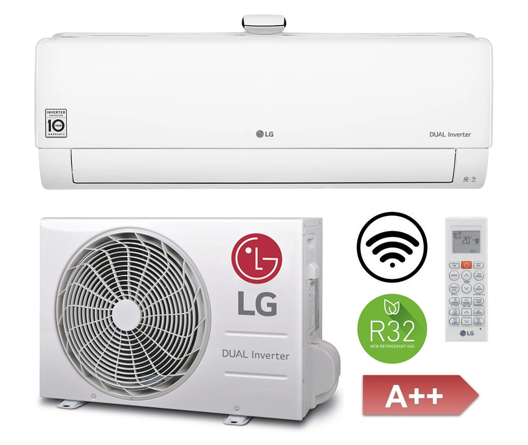 Split Klimaanlage Luftreiniger Luftfilterung LG Dualcool AP12RK 3,5 kW