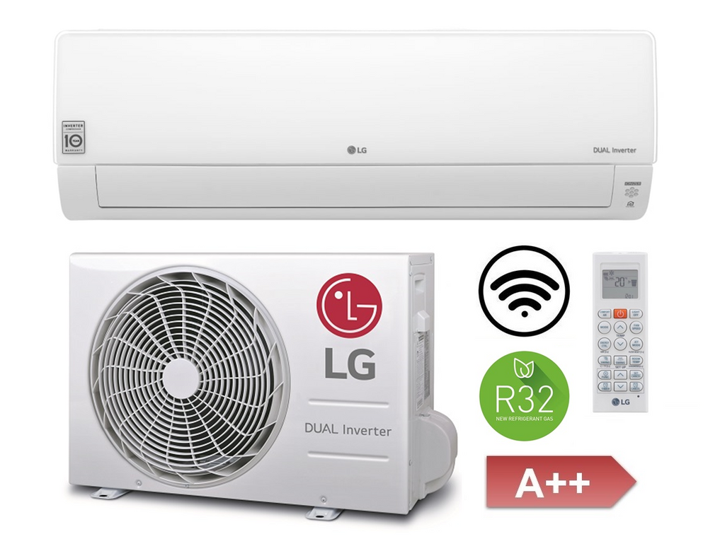 Split Klimaanlage LG Deluxe 3,5 kW WiFi UV-Nano