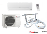 Mitsubishi MSZ-HR25VFK 2.5 kW Split Klimaanlage mit Montageset