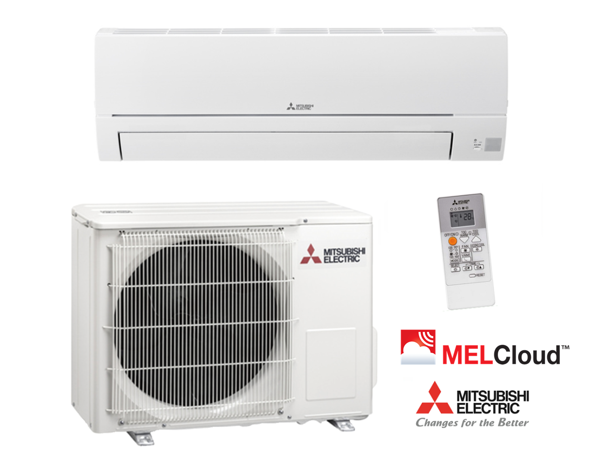 Split Klimaanlage Mitsubishi MSZ-HR50VFK / MUZ-HR50VF 5 kW mit WiFi