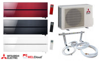 Mitsubishi Diamond MSZ-LN25VG2 2.5 kW Split Klimaanlage mit Montageset