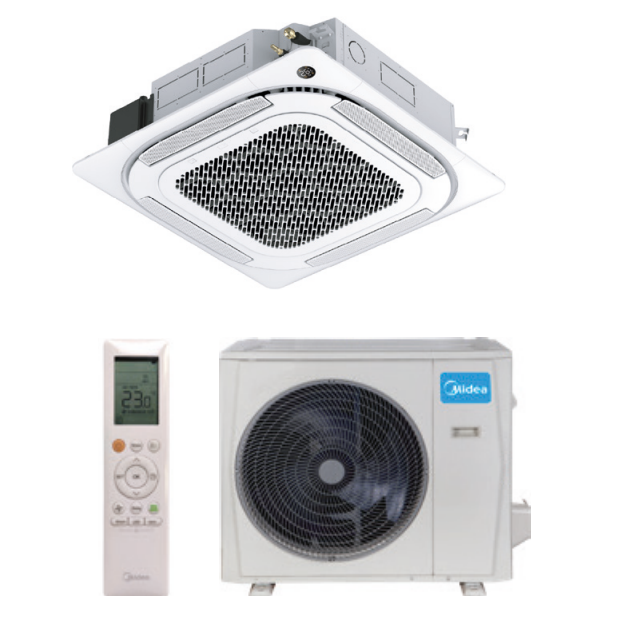 Split Deckenkassette Midea Slim Breezeless 3-phasig KMCD-55N8-D3 15,2 kW