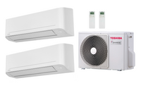 Toshiba Seiya Plus Multi Split 2x 2.0 kW Innengerät + 3.3 kW Außengerät