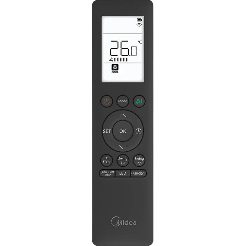 Midea Solstice Dark KEZ-12N8-A1B 3,5 kW Klimaanlage