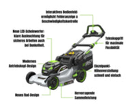EGO LM1710E-SP Rasenmäher 42cm mit Radantrieb