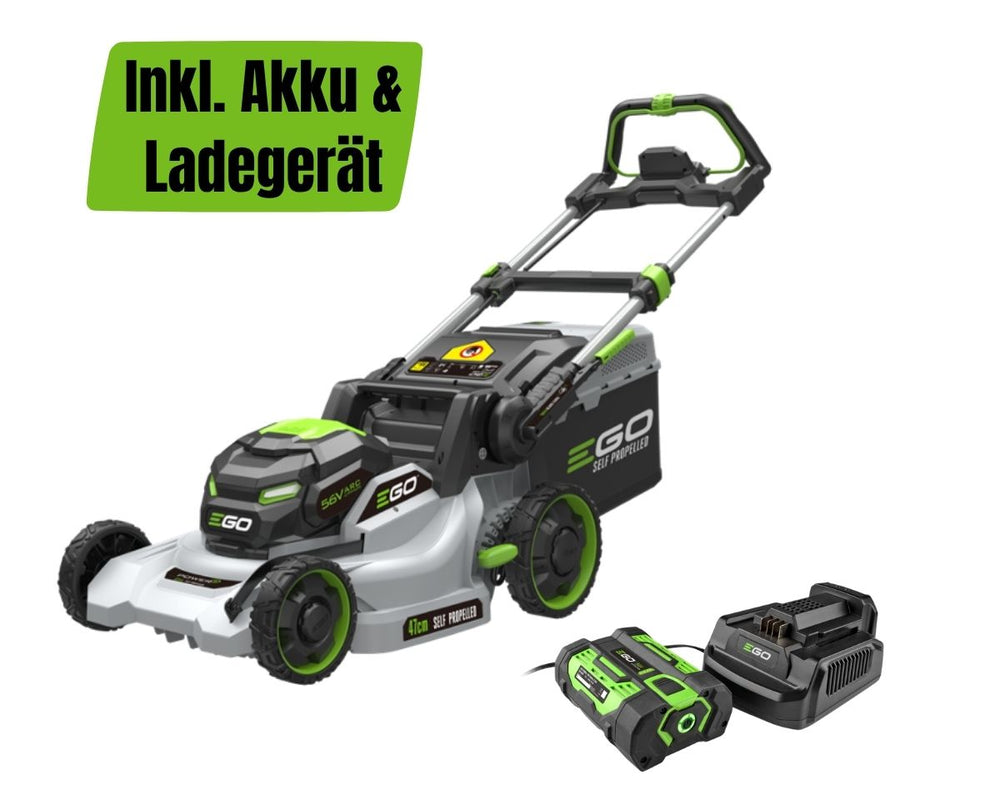 EGO LM1712E-SP Rasenmäher 42cm mit Radantrieb KIT inkl. Akku & Ladegerät