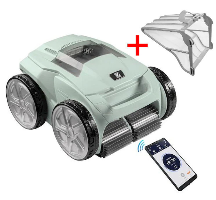 Zodiac Alpha 63 IQ Bio Poolroboter mit Feinfilterkorb, AquaForte Biopool Roboter