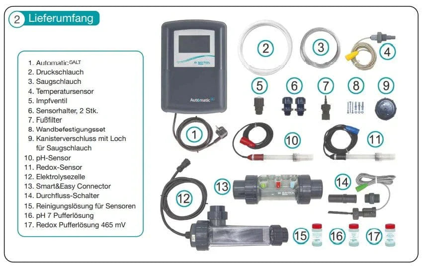 BAYROL AS7 Automatic Salt mit pH-Dosierung, ORP-Messung und WIFI