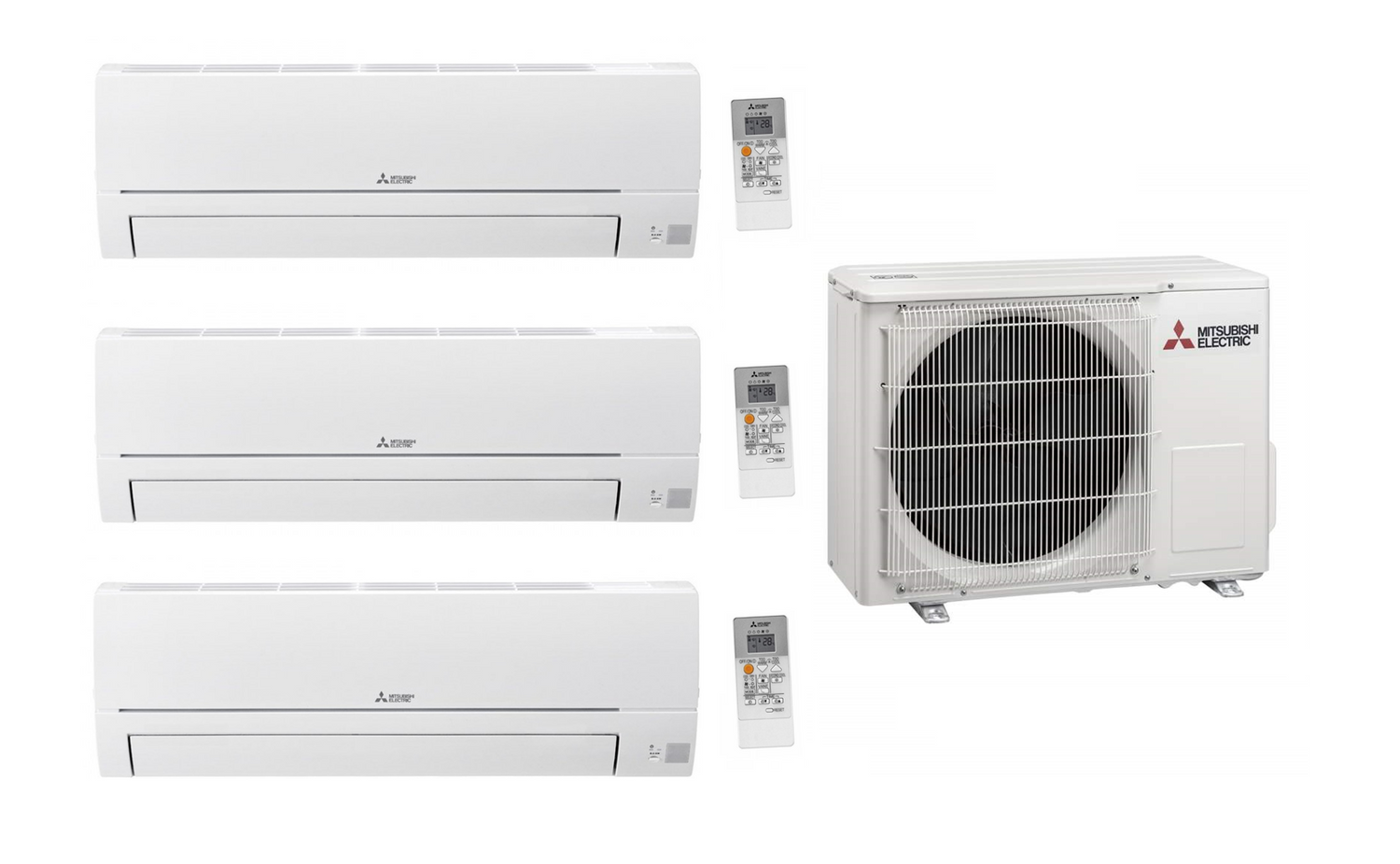 Mitsubishi Multi Split Klimaanlage 3x2,5 kW MXZ-3HA50VF2