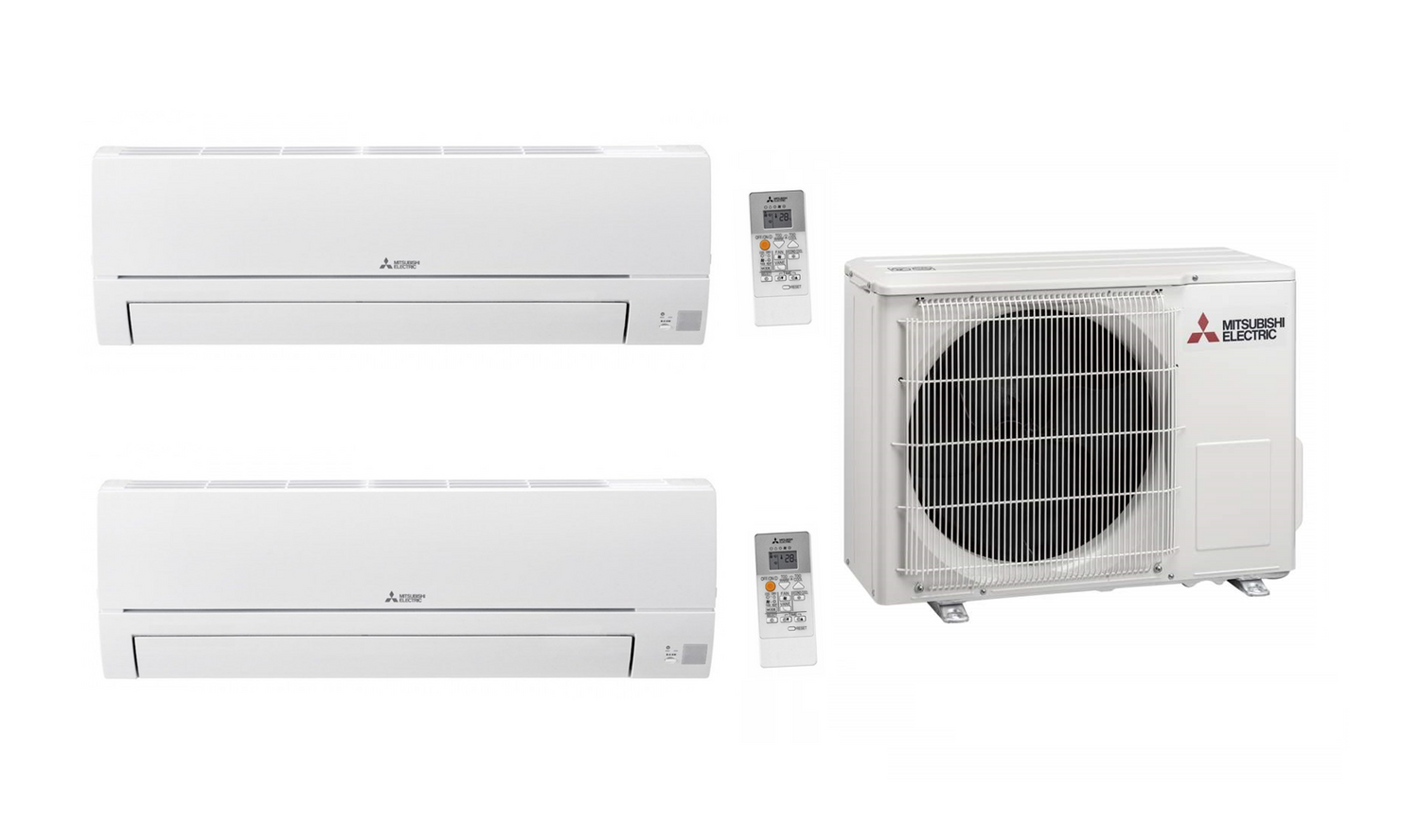 Mitsubishi Multi Split Klimaanlage 2x3,5 kW MXZ-3HA50VF