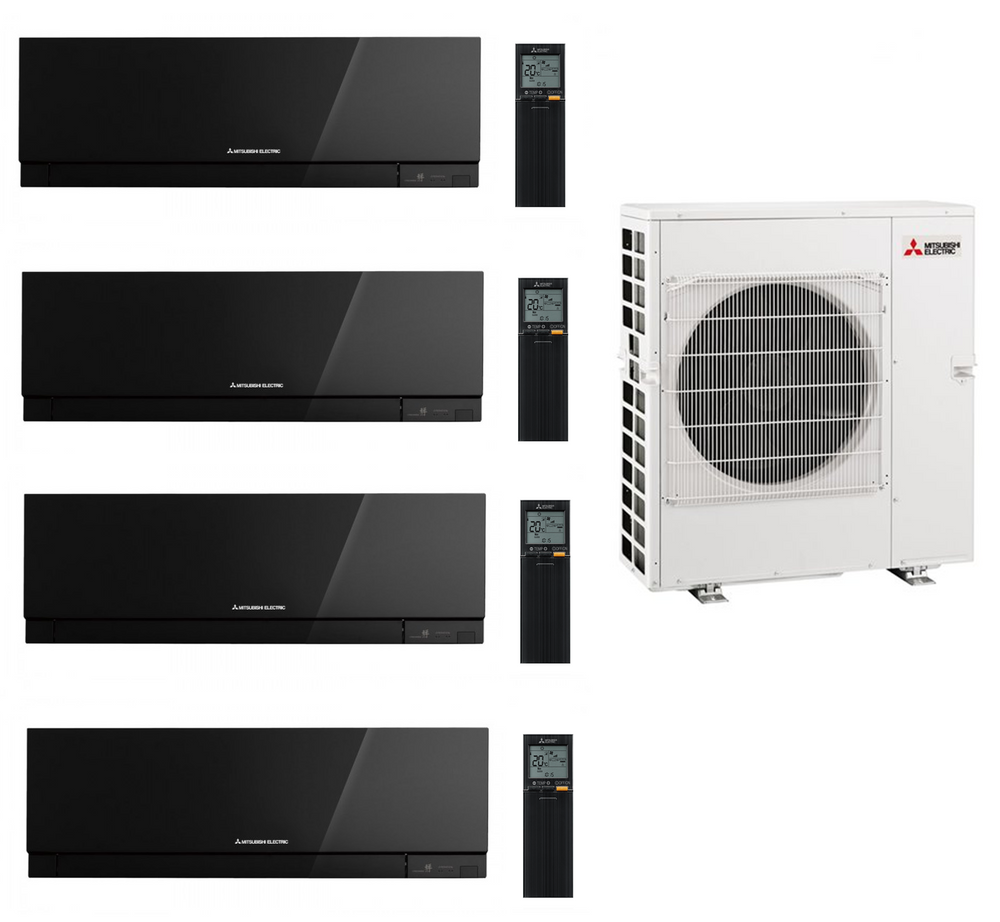 Mitsubishi Multi Split 4x MSZ-EF18VGK 1,8 kW + MXZ-4F83VFHZ 8,3 kW