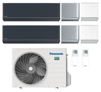 Panasonic Multi Split Klimaanlage 4,1 kW mit 2x 2,0 kW Etherea