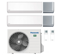 Panasonic Multi Split Klimaanlage 5,0 kW mit 2,5 kW & 5,0 kW Etherea