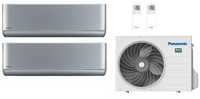 Panasonic Multi Split Klimaanlage 4,1 kW mit 2x 2,5 kW Etherea
