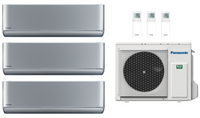 Panasonic Multi Split Klimaanlage 6,8 kW mit 3x 2,5 kW Etherea