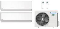 Panasonic Multi Split Klimaanlage 4,1 kW mit 2x 2,0 kW Etherea