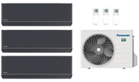 Panasonic Multi Split Klimaanlage 5,2 kW mit 3x 2,0 kW Etherea