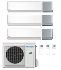 Panasonic Multi Split Klimaanlage 6,8 kW mit 2x 2,0 kW & 1x 5,0 kW Etherea