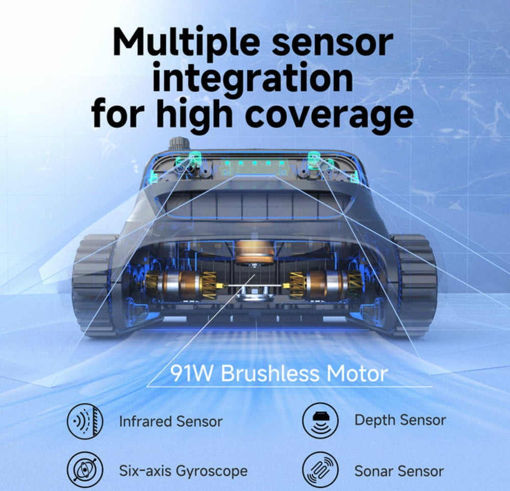 Oase Wybot S2 – Kabelloser Akku-Poolroboter mit App-Steuerung