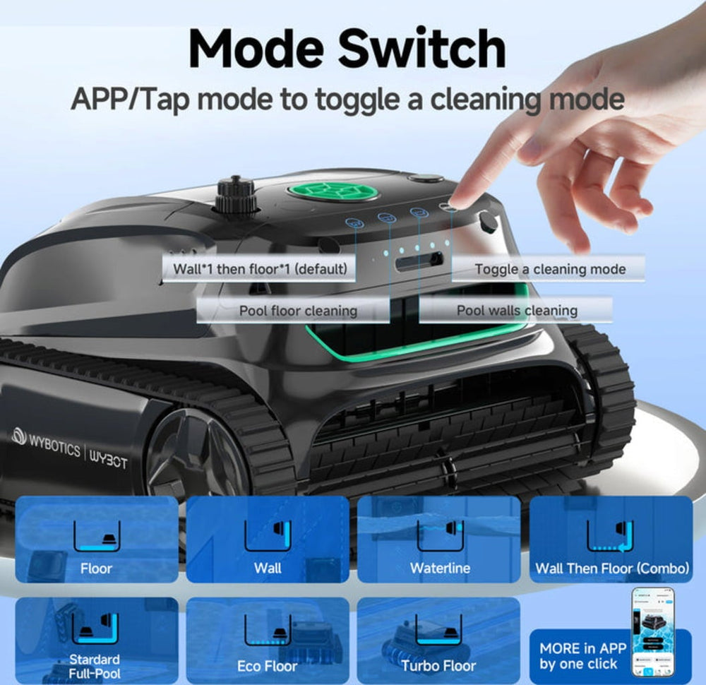 Wybot S2 Vision mit KI-Unterstützung Akku Poolroboter